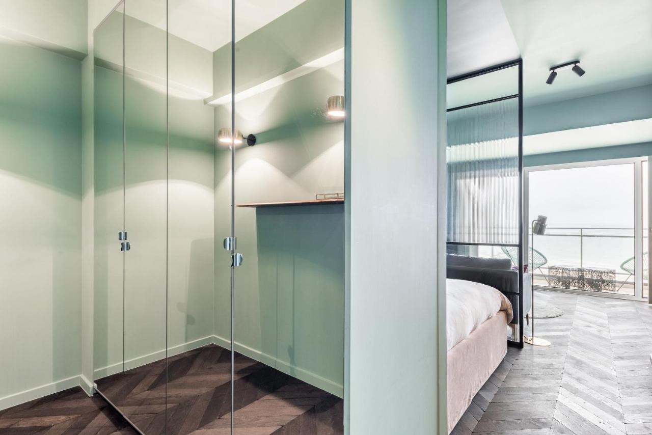 Luxueuze Suite Met Frontaal Zeezicht Knokke-Heist Eksteriør bilde