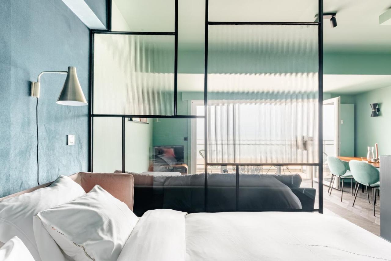 Luxueuze Suite Met Frontaal Zeezicht Knokke-Heist Eksteriør bilde
